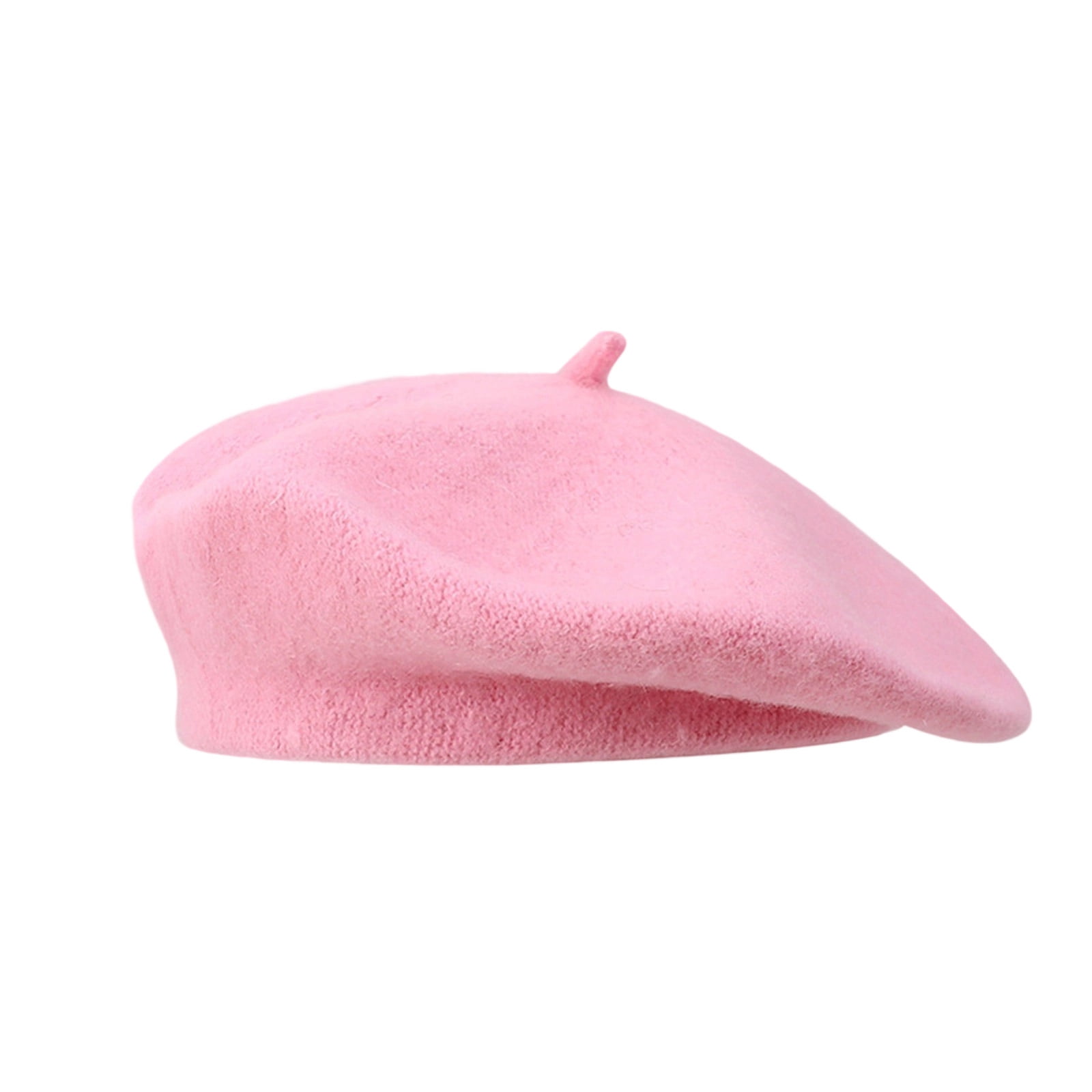 Color Stretchy Berets Caps Winter Warm Knitted Hats For Women Men Soft ...