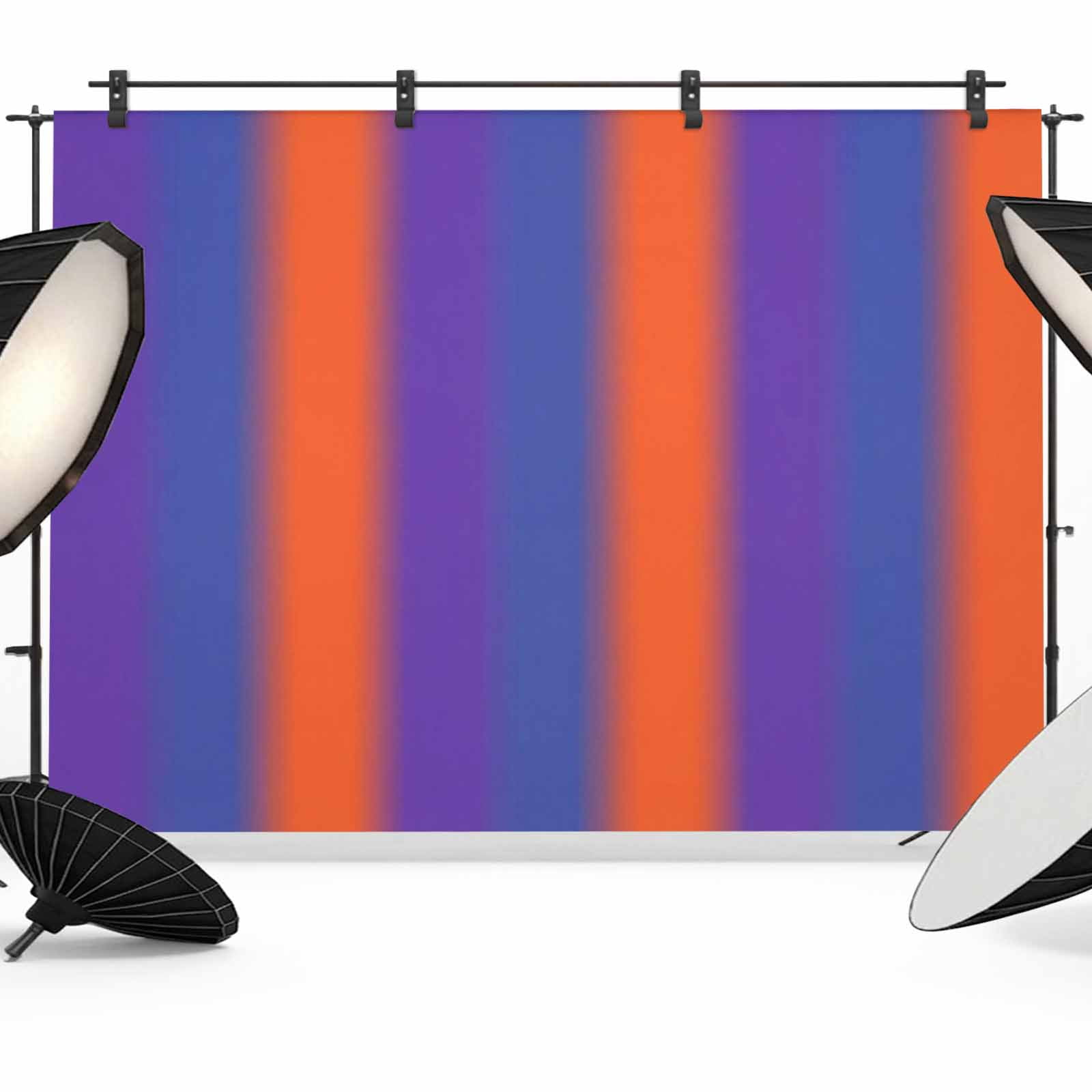 Color Striped Gradient Photography Backdrop 12x8FT, Modern Blue Purple ...