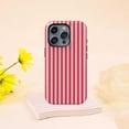 thumbnail image 1 of Color Striped Retro Minimal Lines Phone Case, Clean Vintage Pattern with iPhone 17 to 11 Pro Max, 1 of 2