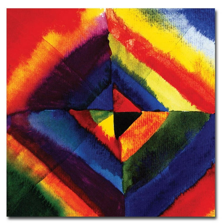Color Studies by Wassily Kandinsky, 35x35-Inch Canvas Wall
