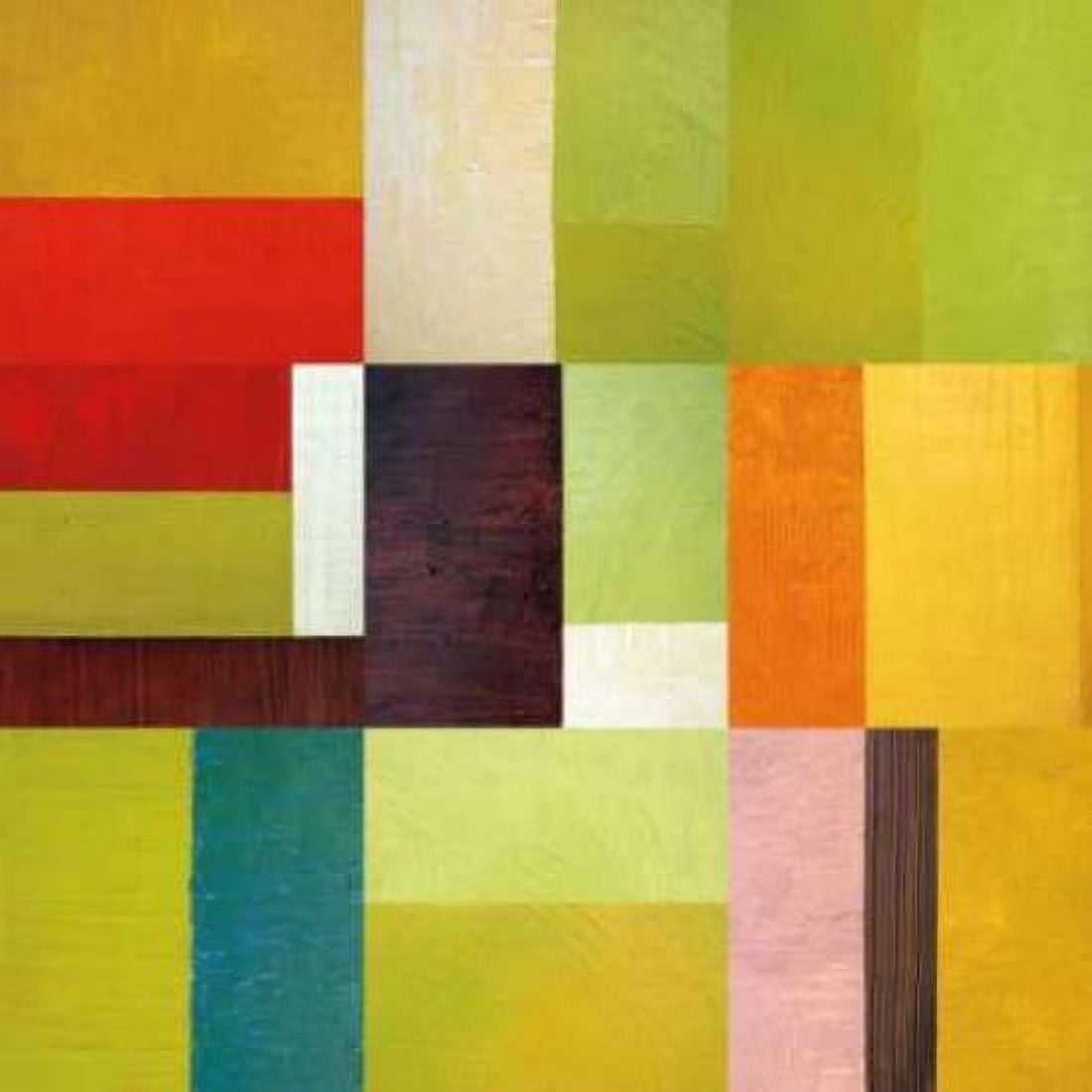 Color Study Abstract 2 Canvas Art - Michelle Calkins (24 x 24)