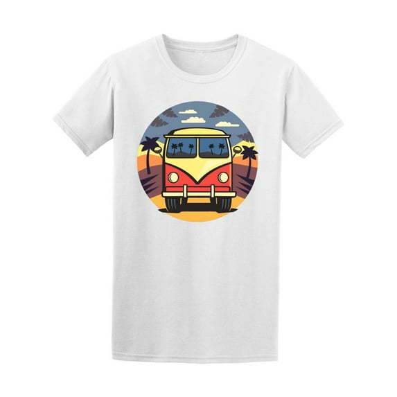 Color Surfing Car Beach Surfer T-Shirt Men -Image by Shutterstock, Male Large