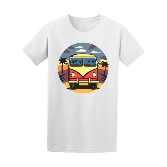 Color Surfing Car Beach Surfer  T-Shirt Men -Image by Shutterstock, Male Medium