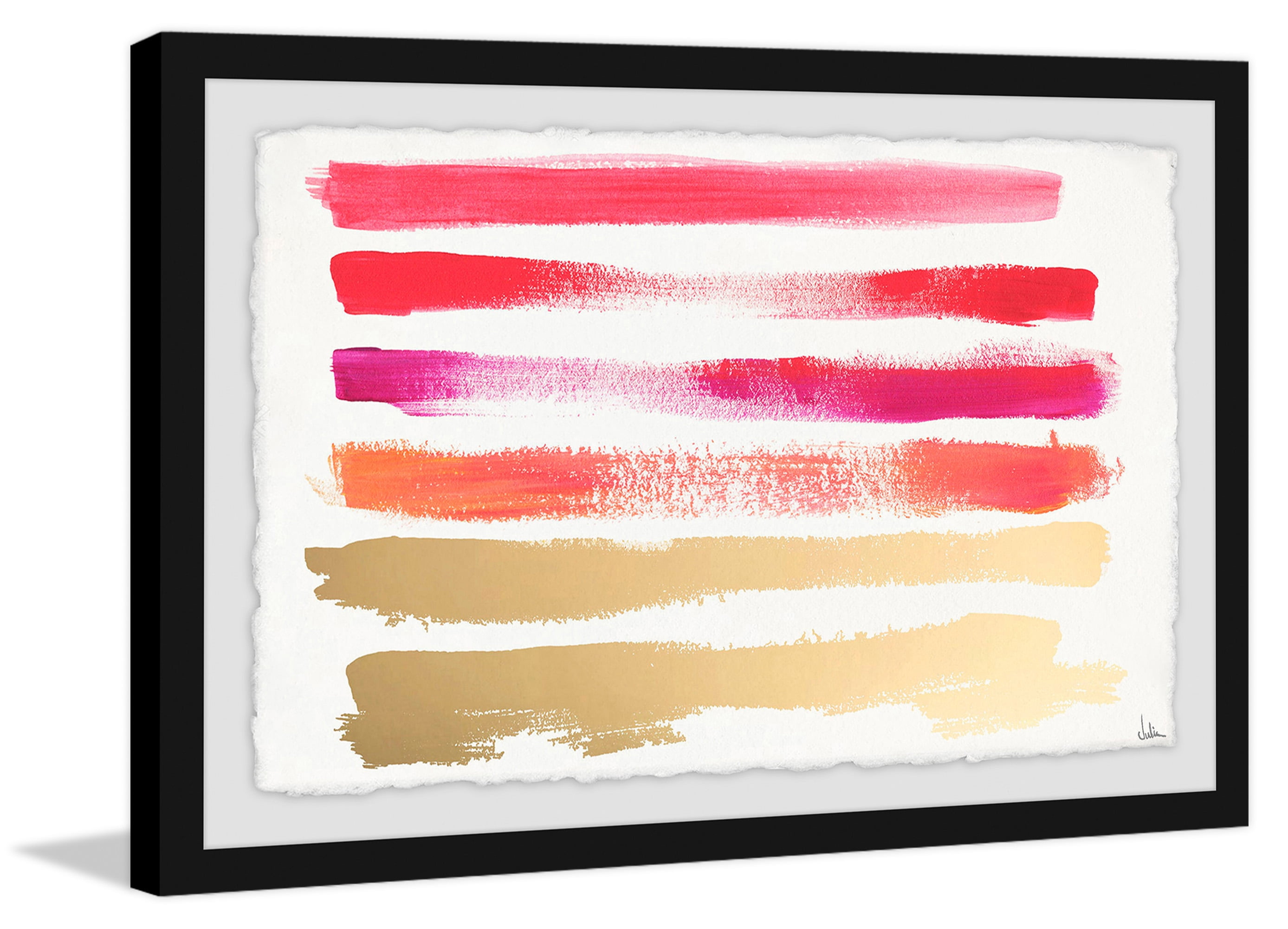 Color Swatch Framed Painting Print