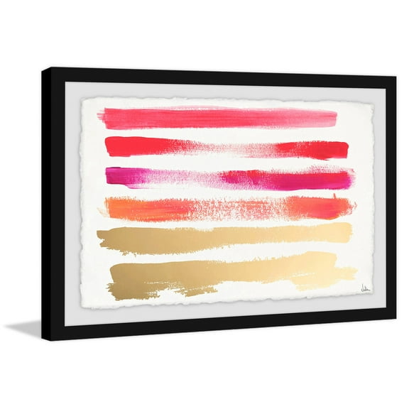 Color Swatch Framed Painting Print