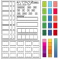 thumbnail image 1 of Color Swatches Clear Stamps Palette Reusable Retro Transparent Silicone Stamp Seals for DIY Scrapbooking Supplies Embossing Paper Card Album Decoration Craft for DIY, 1 of 9