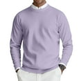 thumbnail image 1 of Color Sweaters for Men Big and Tall Crewneck Fashion Knitted Sweater Long Sleeve Ribbed Warm Winter Sweatshirt Basic Relaxed Fit Lightweight Mens Dress Shirts, 1 of 7