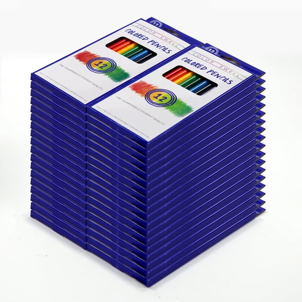 Color Swell Bulk Colored Pencils 36 Packs 12 Colored Pencils per Pack