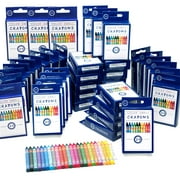 48 Black Crayons Bulk - Single Color Crayon Refill - Regular Size