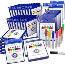 Color Swell Bulk Washable Markers - 40 Packs 8 Markers per Pack (320 Markers Total) - Bulk Broad Line Markers