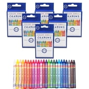 Color Swell Crayons Bulk 6 Pack, 24 Crayons per Pack, 144 Total Crayons