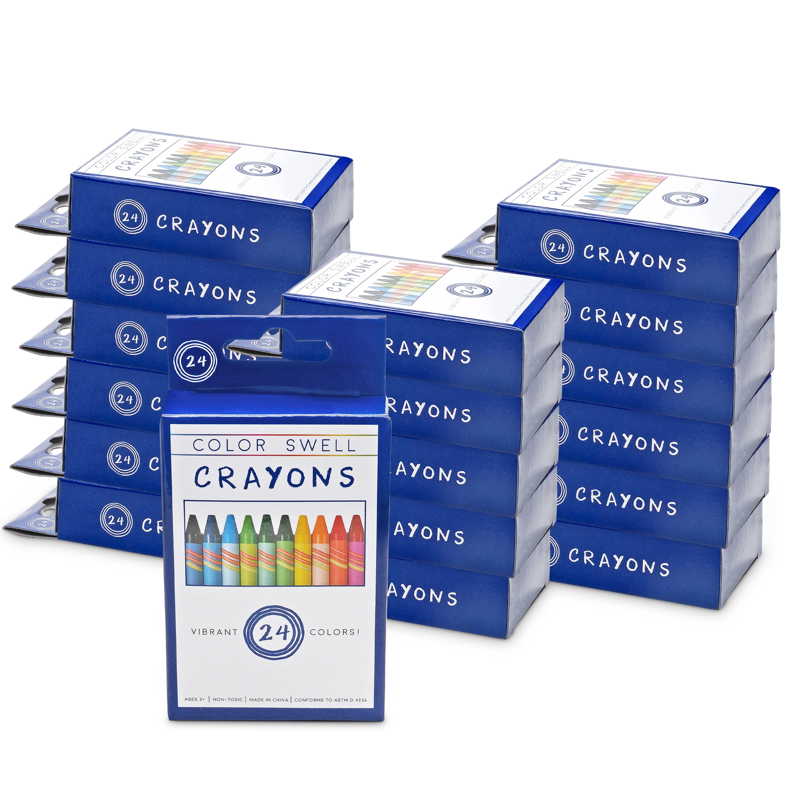 Crayola Crayons Bulk Refill - Large Size, Box of 12, Violet 52-0033-40