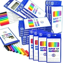 Color Swell Washable Super Tip Markers Bulk 20 Pack, 8 markers per pack, 160 total markers