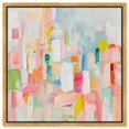 thumbnail image 1 of Color Symphony I Canvas Spring Abstracts by Art Remedy, Gold Frame, 40" x 40", 1 of 7