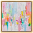 thumbnail image 1 of Color Symphony II Canvas Spring Abstracts by Art Remedy, Gold Frame, 40" x 40", 1 of 7