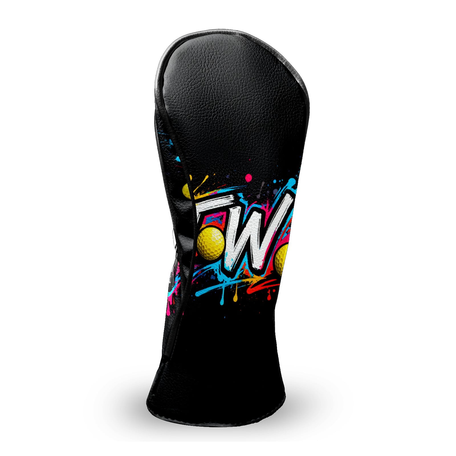 Color TW Golf Club Head Covers Waterproof Leather Golf Head Covers for Men Women Driver Head Cover Fairway Headcover for Golf Lovers