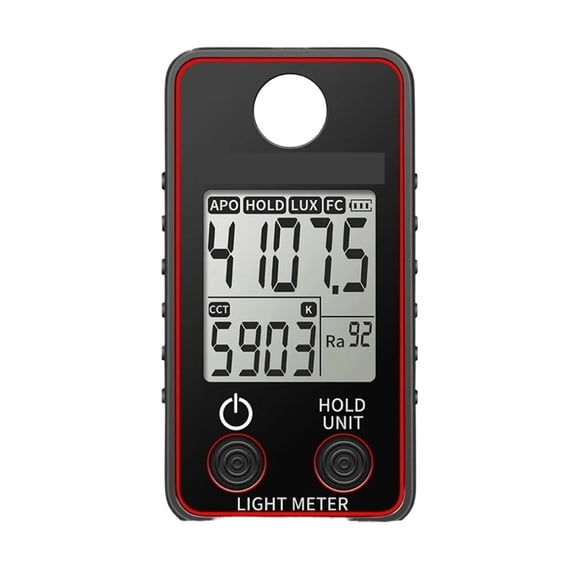 Color Temperature Tester Illuminance Meter 0.5-300000LUX LED Illumination Test Meter Photographic Luminance Measuring Device ,High Accuracy