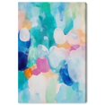 thumbnail image 1 of Color Texture Collision II Canvas Modern Color Abstract by Art Remedy, Gallery Wrapped, 16" x 24", 1 of 7