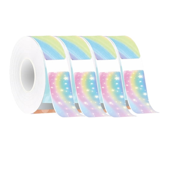 Color Thermal Label Tape Compatible with Phomemo D30/Q30/D35 Thermal Self-Adhesive Sticker Rolls, Compatible with Non-RFID Printers 14x40mm (0.55"x1.57")