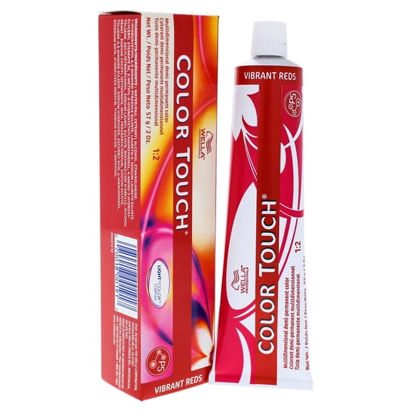 Color Touch Demi-Permanent Color - 66 45 Intense Dark Blonde-Red Red-Violet by Wella for Unisex - 2 oz Hair Color