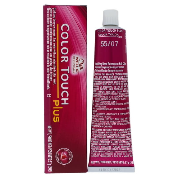 Color Touch Plus Demi-Permanent Hair Color - 55 07 Intense Light Brown-Natural Brown