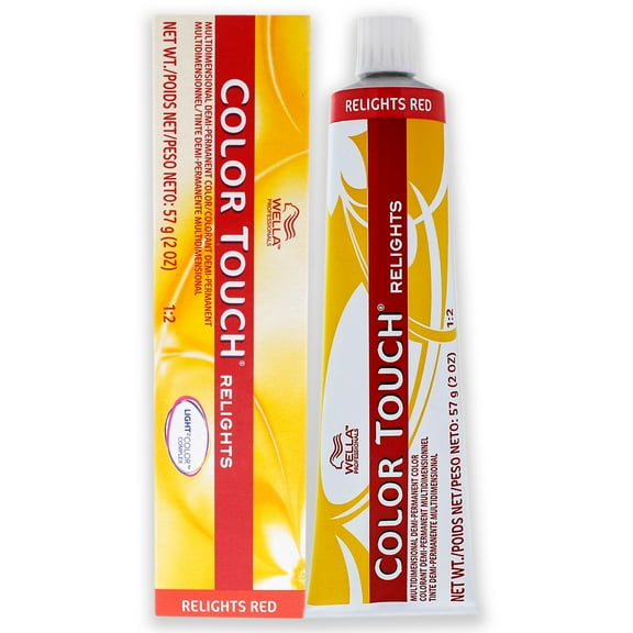 Color Touch Relights Demi-Permanent Color - 56 Red Violet by Wella for Women - 2 oz Hair Color