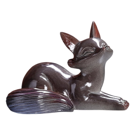 Color-Transform Ceramic Companion, High-Temperature Fired Decoration for Office Desk or Kitchen Shelf