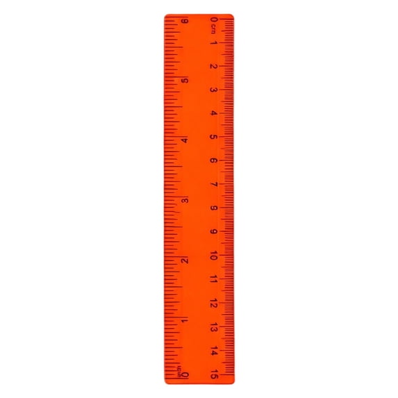 Color Transparent Ruler Plastic Rulers - Ruler , Ruler for Classroom, Ruler with Centimeters, Millimeter and Inches, Assorted Colors, Clear Rulers Red,1Pc,4.13x1 inch