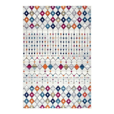 nuLOOM Indoor/Outdoor Transitional Medieval Randy Area Rug, 3' x 5', Red