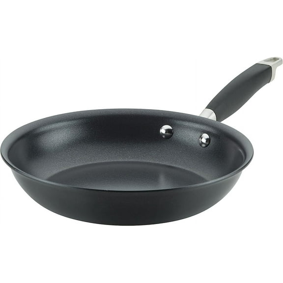 Anolon Advanced Home Hard-Anodized Nonstick Frying Pan, 10.25-Inch, Onyx