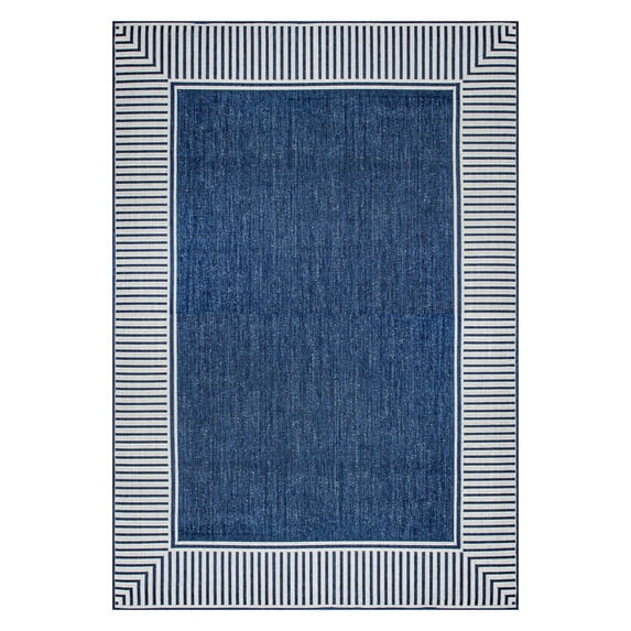 nuLOOM Bowie Machine Washable Tribal Pattern Area Rug, 6' x 9', Rust