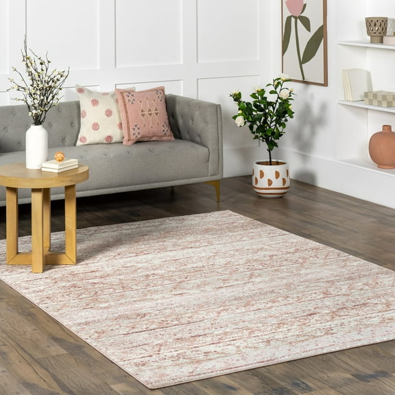 nuLOOM Hattie Transitional Moroccan Area Rug, 6' 7" x 9', Hattie Light Pink