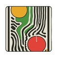 thumbnail image 1 of Color Wave Point Geometry Picnic Blanket Waterproof Outdoor Beach Blanket Hand-held Pad Suitable for Travel, Camping, Beach, Family Gatherings, 1 of 7