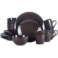 thumbnail image 1 of Color Wave Stoneware 16pc Dinnerware Set, Autumn Grey, 1 of 7