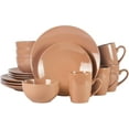thumbnail image 1 of Color Wave Stoneware16pc Dinnerware Set, Beige, 1 of 7
