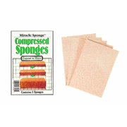 Color Wheel Compressed Sponges 4/Pkg, 3"X4"