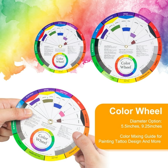 Color Wheel,Paint Tattoo Nail Tattoo Nail Polish Color Wheel Color Makeup Art Tool Color Color Paint Nail Polish Makeup Color Paint Tattoo