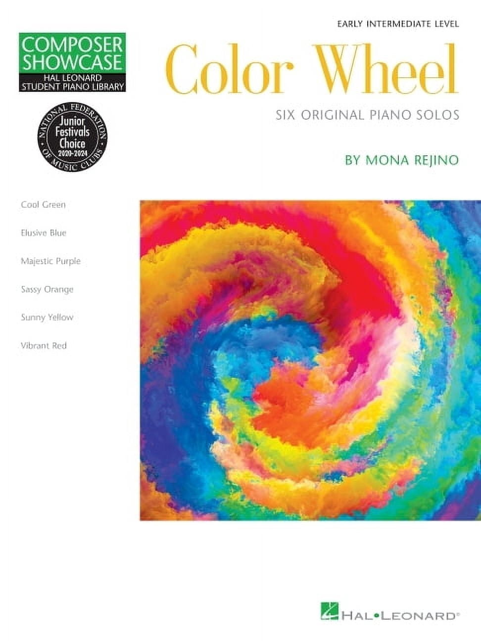 Color Wheel by Mona Rejino - Piano Sheet Music Collection Nfmc 2020 ...