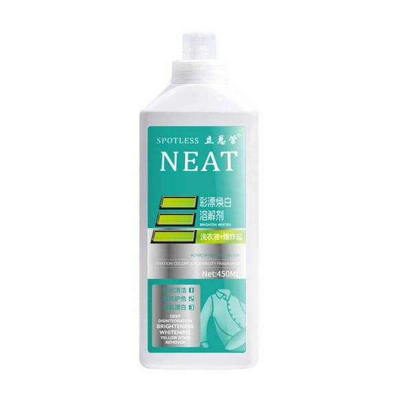 Color Whitening Dissolving Agent Laundry Detergent Activated Oxygen Yellowing Removal Stain Removal Brightening And Concentrated Laundry Detergent 425Ml