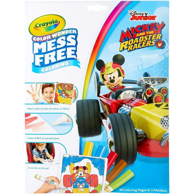 Color Wonder Mess Free Coloring Pad & Markers, Micky-mouse, 1 Set
