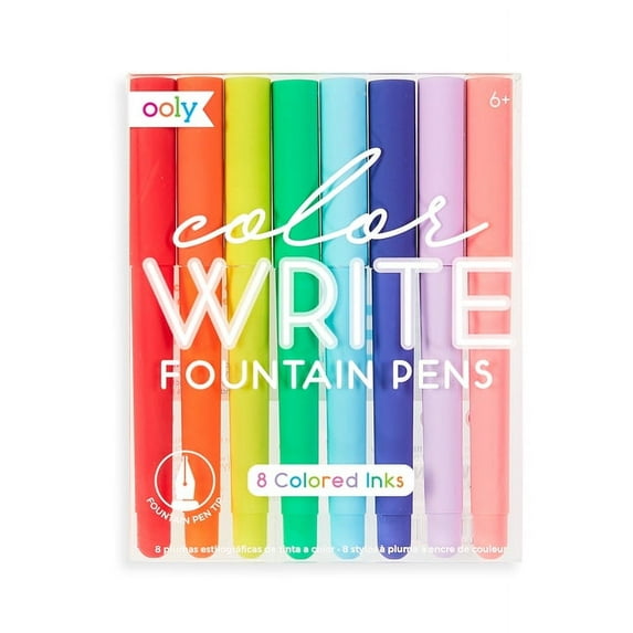 Color Write Fountain Pens - Set of 8 (Other)