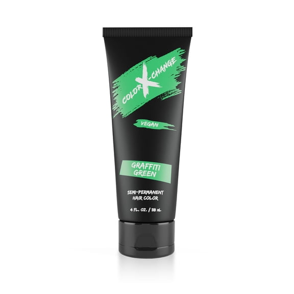 Color X-Change Semi-Permanent Hair Color - Graffiti Green - Vegan, PPD & Ammonia-Free