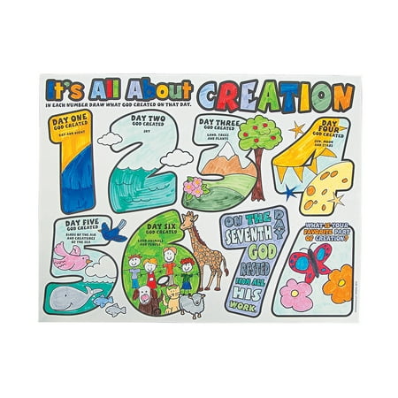 CYO ALL ABOUT CREATION POSTER - Craft Kits - 30 Pieces