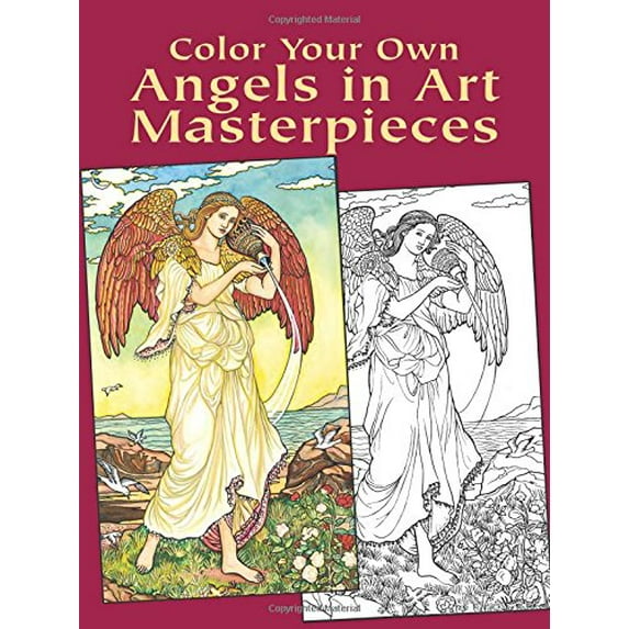 Pre-Owned Color Your Own Angels in Art Masterpieces (Paperback) 0486430383 9780486430386