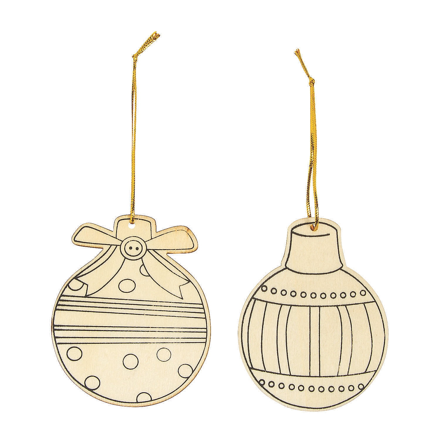 DIY Paint & Decorate Christmas Ornaments Craft Kit for Kids