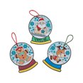 thumbnail image 1 of Color Your Own Christmas Snow Globe Ornaments, Craft Kits, Christmas, 12 Pieces, 1 of 2