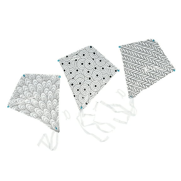 Color Your Own Doodle Kite - Craft Kits - 12 Pieces