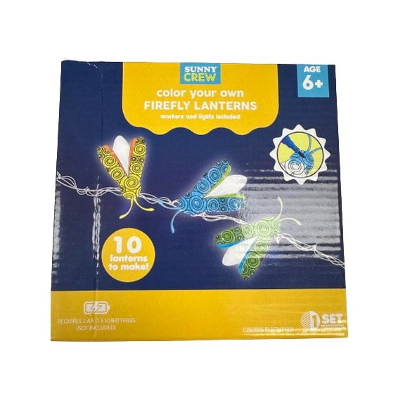 Color Your Own Firefly Lanterns By Sunny Crew