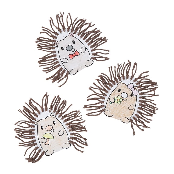 Color Your Own Hedgehog Lacing Card Craft Kit - Makes 12.