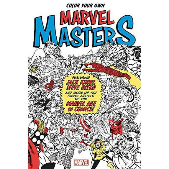 Pre-Owned Color Your Own Marvel Masters (Paperback) 1302902733 9781302902735